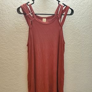 Strappy medium length dress
